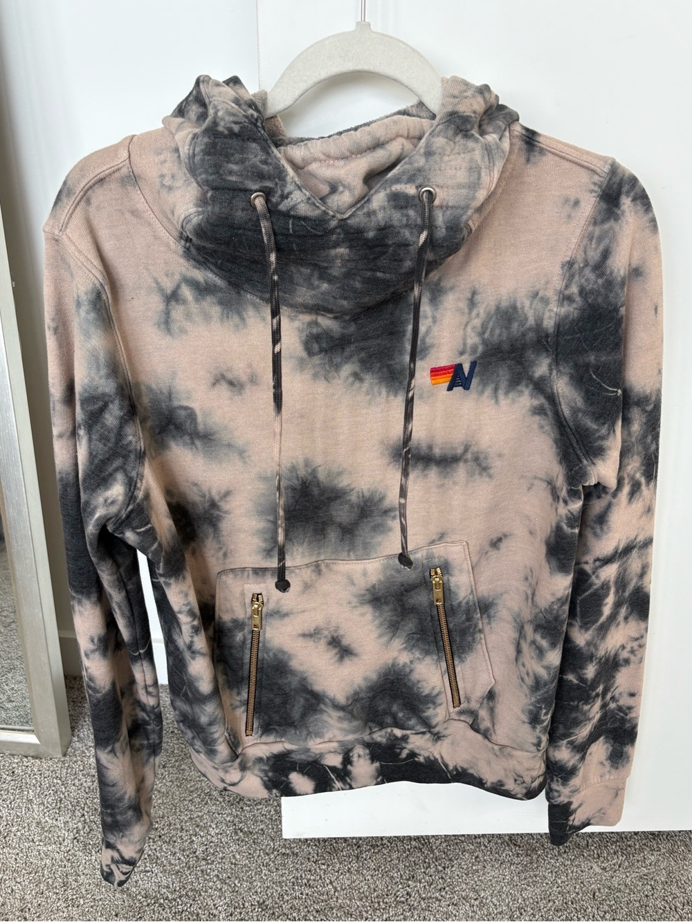 Aviator Nation tie-dye Ninja pullover hoodie sz S - Picture 12 of 14